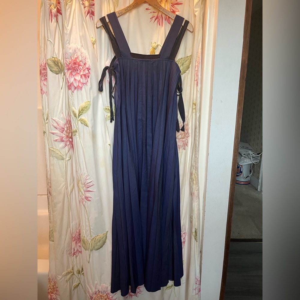 Hermes Navy Maxi Dress
